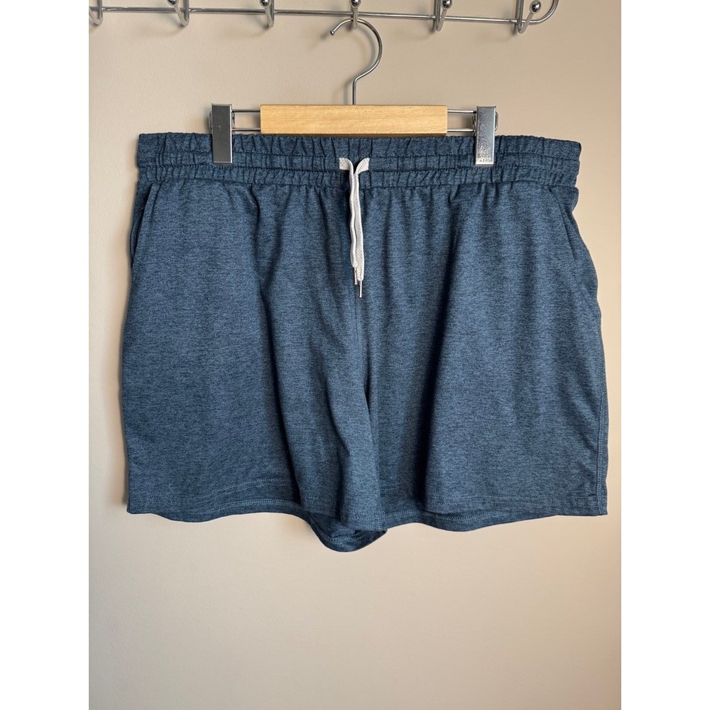 Pacific Trail‎ Blue Heathered Athletic Shorts XXL Gorpcore Loungewear Gym Sporty